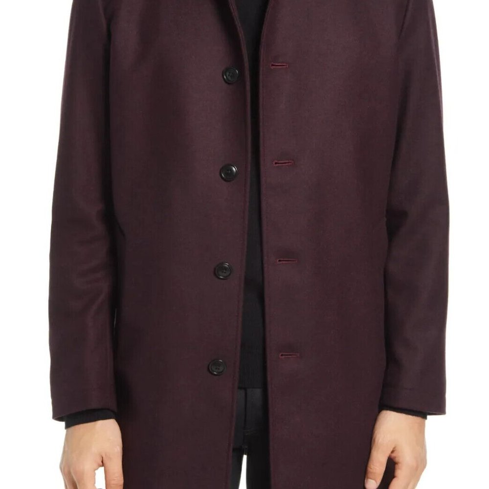 Bonobos Maroon 38R slim fit wool blend formal coat (unworn - great condition)